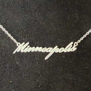 “Minneapolis” silver-tone fashion necklace.
